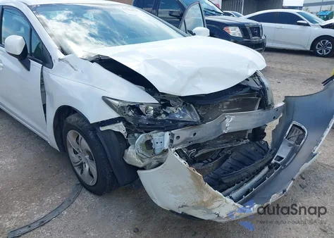 2013 Honda Civic Lx from USA, damaged, VIN 2HGFB2F53DH590846
